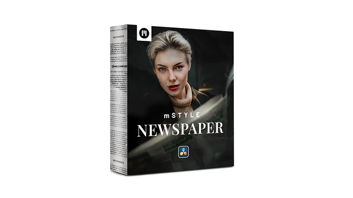 mStyle Newspaper Davinci Resolve